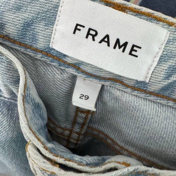 Frame Le Garçon Straight Leg distressed Jeans - Picture 7 of 7